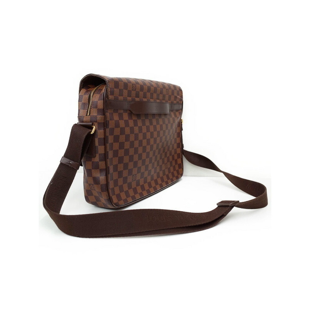 Louis Vuitton Shoulder Brown Damier Ebene Bag Shelton